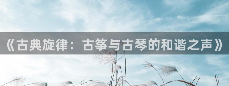 凯发k8登录首页：《古典旋律：古筝与古琴的和谐之声》