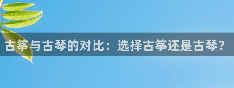 凯发官网平台：古筝与古琴的对比：选择古筝还是古琴？