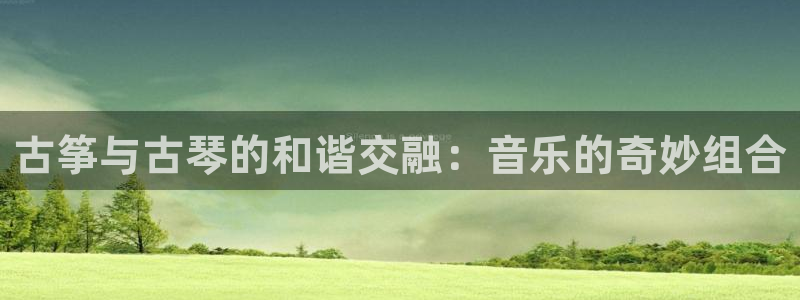 凯发k8官网do选来就送38:古筝与古琴的和谐交融:音乐的奇